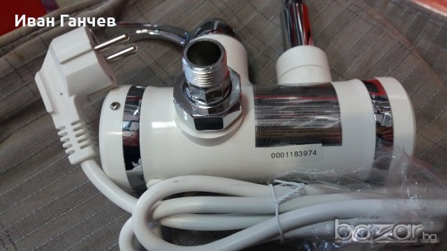Водонагряваща смесителна батерия (водонагревател ) с дисплей и гъвкав чучур MUНLER FWN-3053FW. , снимка 9 - Бойлери - 14627687