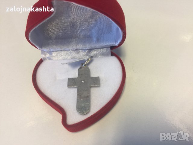 Сребърен кръст с разпятие-3,15гр/925, снимка 6 - Колиета, медальони, синджири - 23750244