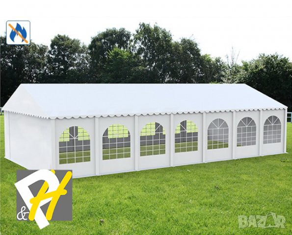 7х14 м XXL шатра - огнеустойчив PVC 550гр/м2 брезент, снимка 2 - Градински мебели, декорация  - 23482180
