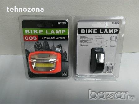 Велосипеден фар LED, Bike Lamp COB, снимка 3 - Аксесоари за велосипеди - 18584879