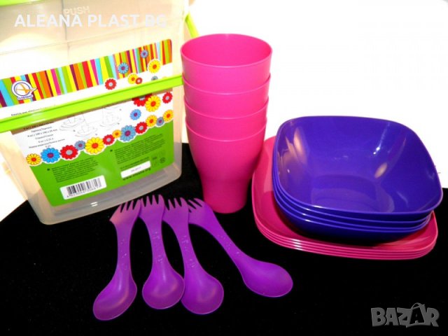 Комплект за пикник в кутия, снимка 3 - Други - 25193144