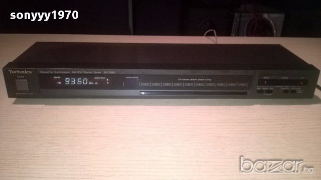 Technics st-z960 tuner-made in japan-внос швеицария, снимка 2 - Ресийвъри, усилватели, смесителни пултове - 12979774