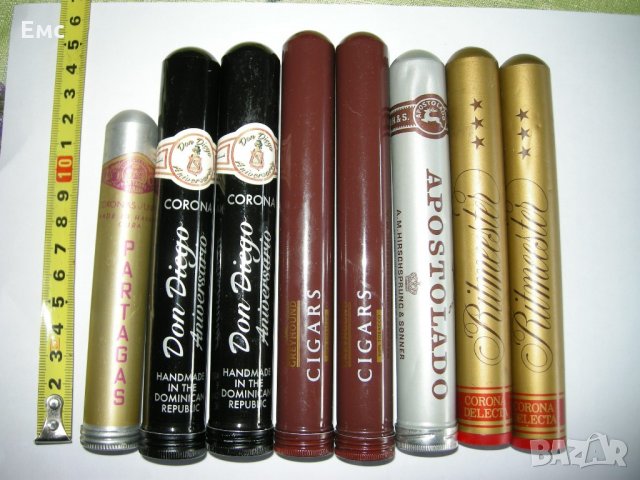 Туби за пури - 8 бр., снимка 2 - Колекции - 22262713