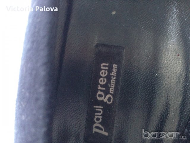 Тъмносини обувки Paul Green естествена кожа, снимка 2 - Дамски ежедневни обувки - 21337794