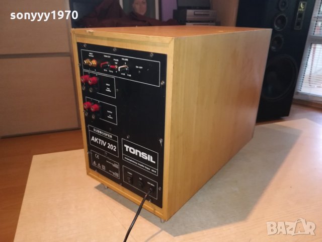tonsil aktiv 202 subwoofer-amplifier-100w-внос швеицария, снимка 8 - Тонколони - 21697378