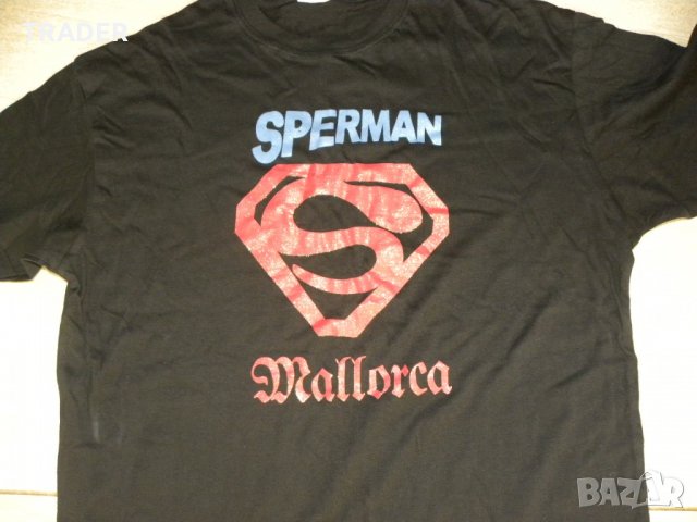 Тениска SPERMAN  SUPERMAN , снимка 3 - Тениски - 22298645