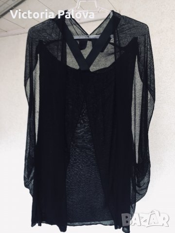Необикновена блуза SISLEY, снимка 4 - Корсети, бюстиета, топове - 25633328