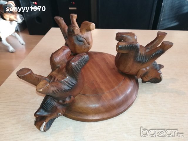 ретро колекция-композиция три слона-внос швеицария 33х14см, снимка 17 - Колекции - 20932427