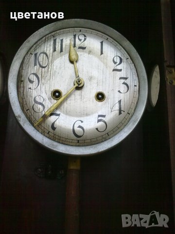  немски стенен часовник, снимка 4 - Антикварни и старинни предмети - 22910496