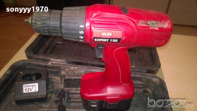 valex-винтоверт+батерия+зарядно+куфар dewalt-внос швеицария, снимка 3 - Винтоверти - 11564155