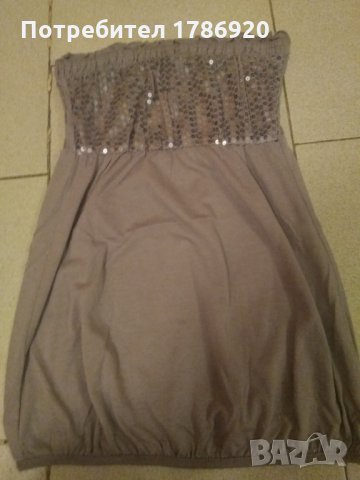 Бюстие с пайети