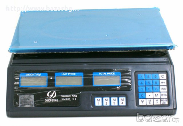 Търговска ценообразуваща Везна 40кг, снимка 2 - Везни - 10501592