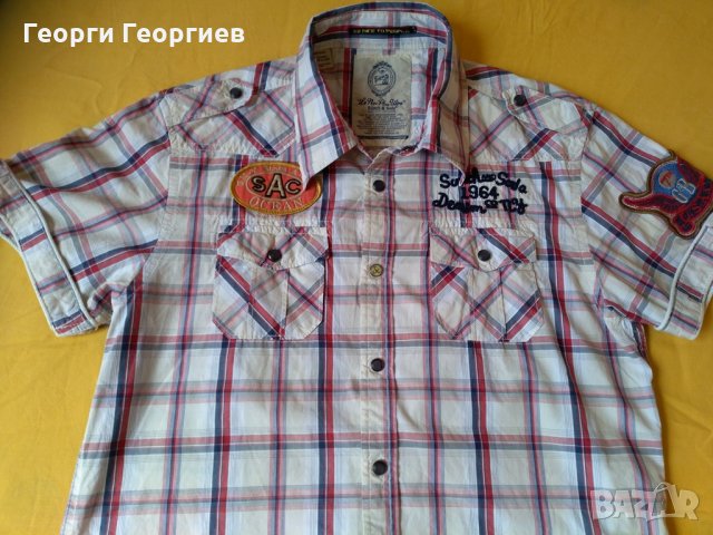 Мъжка риза Scotch & Soda/Скоч & Сода, 100% оригинал с много апликации