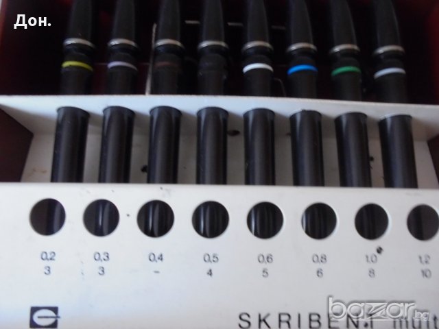  Рапидографи „SKRIBENT“ Германия, снимка 3 - Ученически пособия, канцеларски материали - 21257175