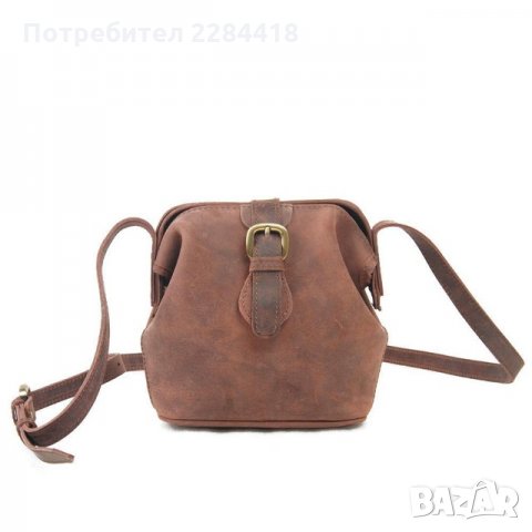 Чанта от естествена кожа тип каубой, снимка 1 - Чанти - 25411671