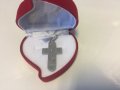 Сребърен кръст с разпятие-3,15гр/925, снимка 6