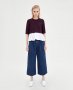 Zara - моден дамски топ Пеплум, снимка 1 - Блузи с дълъг ръкав и пуловери - 22901210