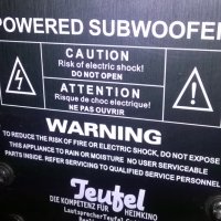 teufel-powered subwoofer-berlin made in germany-внос швеицария, снимка 12 - Тонколони - 23120500