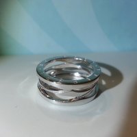 Сребърен пръстен, модел на BVLGARI, снимка 5 - Пръстени - 20244768
