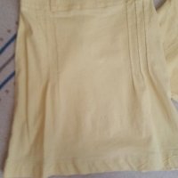 Жълт ленен костюм размер BG 44, снимка 3 - Костюми - 25478275
