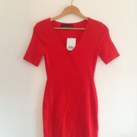 Червена рокля, снимка 3 - Рокли - 22691847