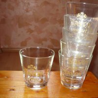 комплект 6 стъклени чаши, снимка 2 - Чаши - 23832522