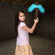 Диамантен меч Майнкрафт 60см  кирка Minecraft Маинкрафт, снимка 3 - Рисуване и оцветяване - 16446783