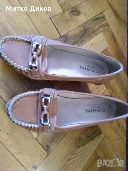 Женски обувки висок ток Cabin №38 естествена кожа, снимка 1