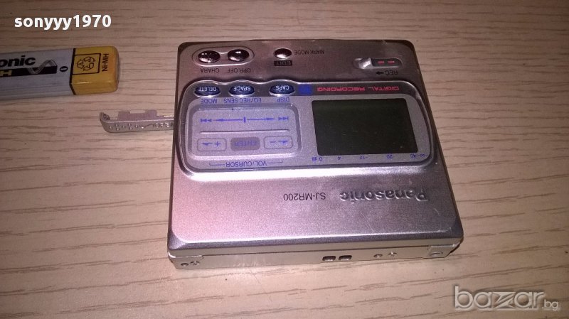 Panasonic sg-mr200-minidisc recorder-japan-внос швеицария, снимка 1