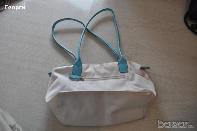 Нова чанта бяло и синьо, снимка 1