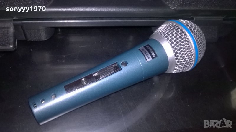 shure beta sm58s profi mic-жичен марков микрофон, снимка 1