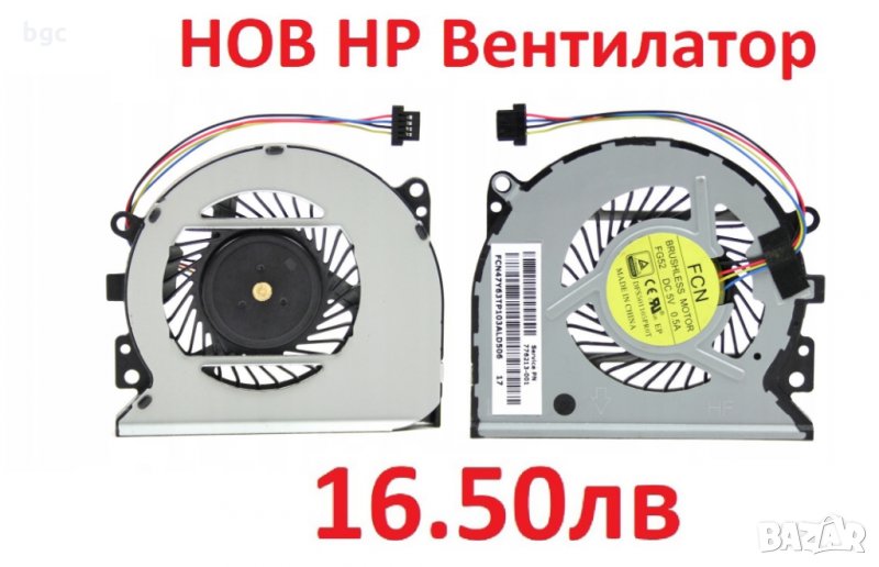 НОВ Вентилатор за HP Pavilion ENVY X360 13-A 15-U 15-U011DX 15-U110 776213-001 779598-001 776215-001, снимка 1