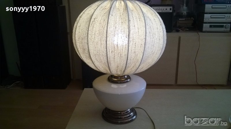 огромен немски лампион-мрамор/керамика/метал-внос швеицария, снимка 1