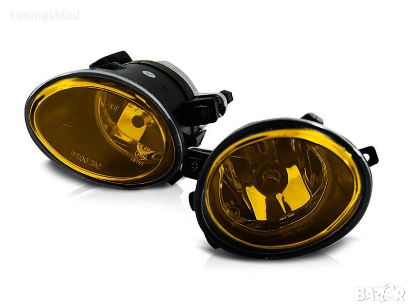 Жълти халогени за предна M броня за BMW E46 (98-05) седан,купе,комби, снимка 1