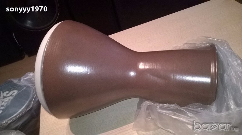 НОВА Голяма тарамбука 40/25см-метална-нова от сирия, снимка 1