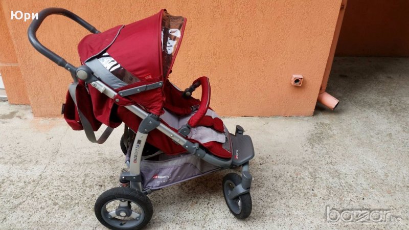 Комбинирана количка 2 в 1 2 в 1 Enzo Evo Red, снимка 1