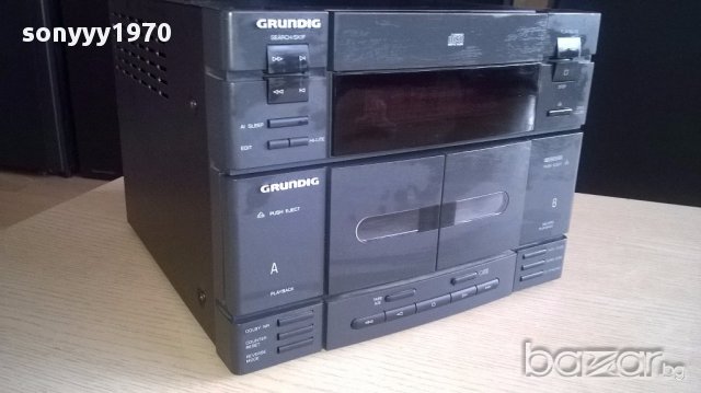 grundig m-20 cd-twin cassette deck-внос швеицария, снимка 1 - Ресийвъри, усилватели, смесителни пултове - 12750212