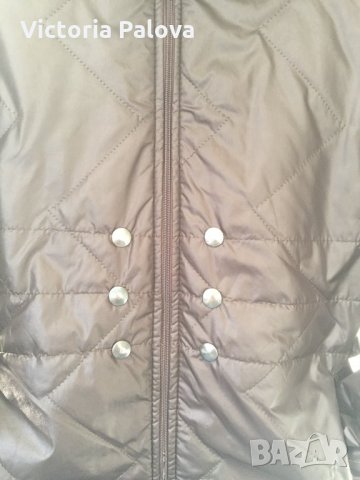 Italy 🇮🇹 Леко красиво яке с моделируема яка.Италия, снимка 2 - Якета - 23217838