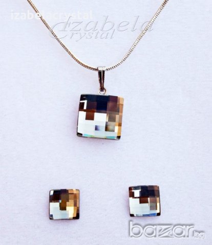 Пръстен Сваровски ''chessboard'' Swarovski , снимка 13 - Пръстени - 11341140