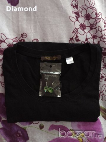 100 % Louis Vuitton автентична дамска тениска със сериен номер, снимка 2 - Тениски - 14305954