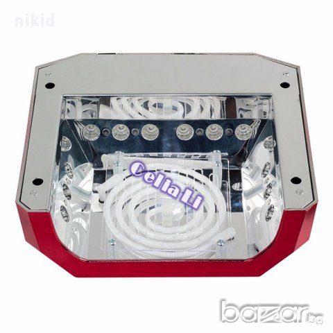 36W комбинирана с таймер UV & LED лампа диамант с троен таймер Led / uv за нокти маникюр, снимка 4 - Продукти за маникюр - 14170984