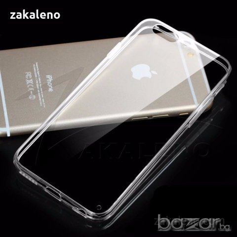 Висок клас прозрачен силиконов калъф/гръб за Apple