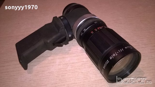 sun opt.hi-tele zoom lens-made in japan-внос швеицария, снимка 10 - Колекции - 19578226