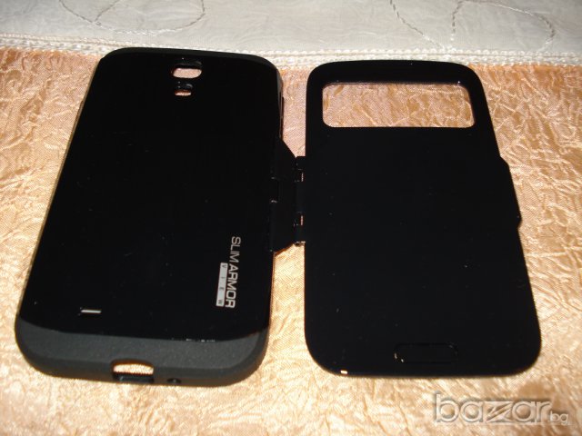 Луксозни калъфи Sgp Slim Armor тип тефтер S-view за Samsung S4 , снимка 5 - Калъфи, кейсове - 6368677