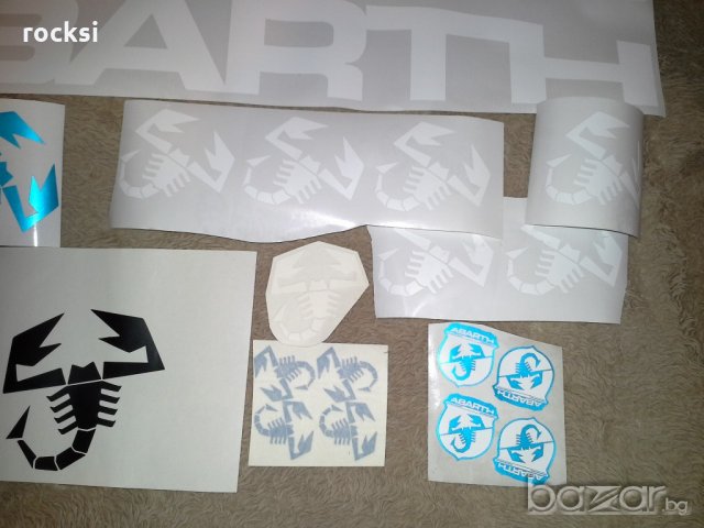 Стикери Абарт, снимка 11 - Аксесоари и консумативи - 14656933