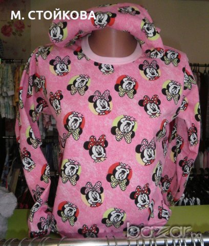 ЛИКВИДАЦИЯ! памучна ватирана пижама Мими Маус - последен брой, снимка 5 - Детски пижами - 20102869