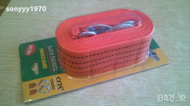 въже 3тона-за теглене с куки-ново