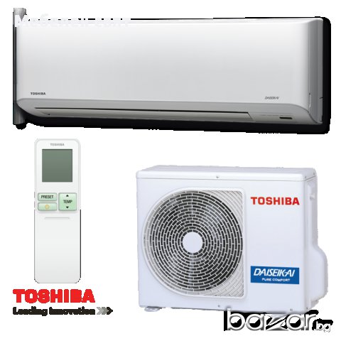 Инверторен климатик Toshiba Super Daiseikai 8 RAS-13G2KVP-E / RAS-13G2AVP-E, снимка 1 - Климатици - 17079944