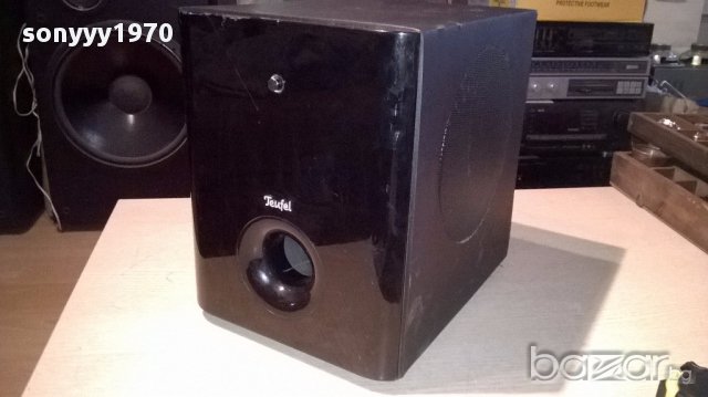 Teufel us 5106/1 sw-power subwoofer+amplifier-32х31х24см-швеицария, снимка 5 - Тонколони - 17468414