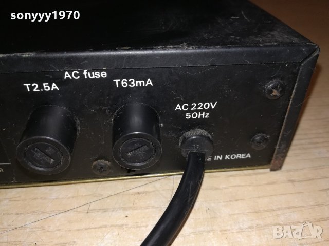 mbo cv-100 stereo preamplifier-made in korea-внос швеицария, снимка 16 - Ресийвъри, усилватели, смесителни пултове - 21575548